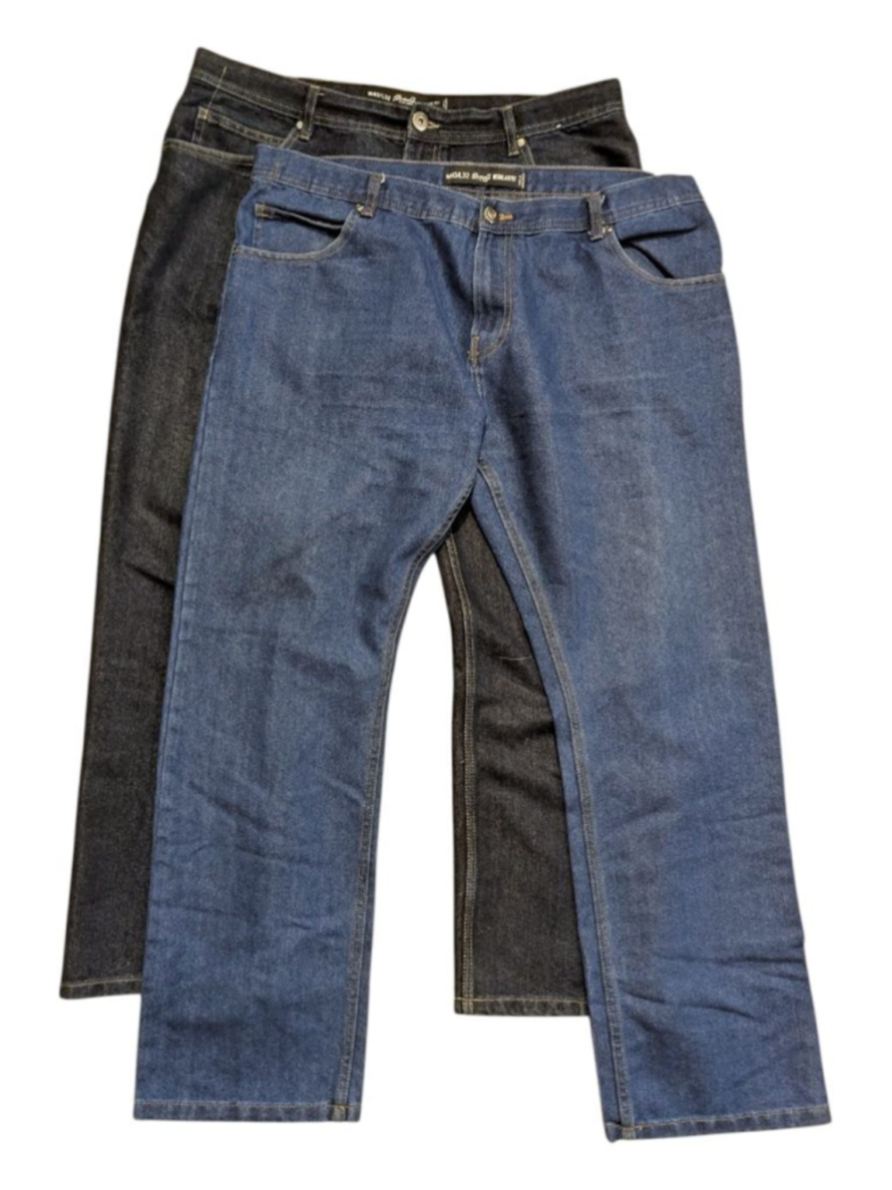 Denim Co. Regular Fit Jeans Dark Medium W40 L32 Set of 2